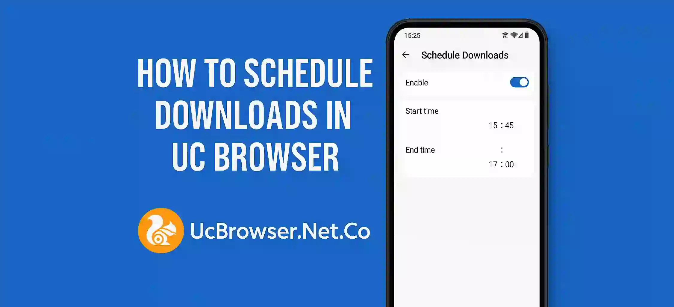 How to Schedule Downloads in UC Browser (1)